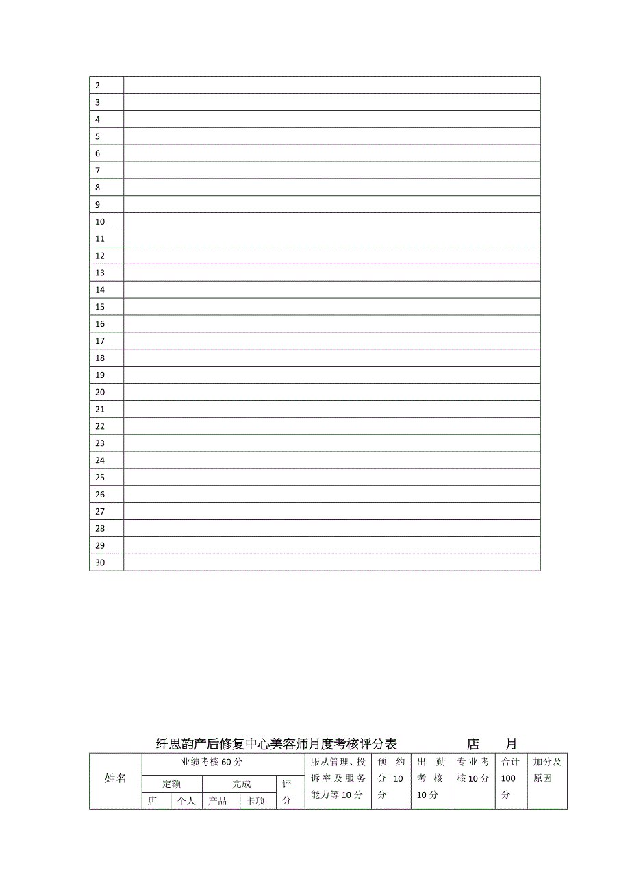 美容院内各种表格模板.doc(1)(总24页)_第3页