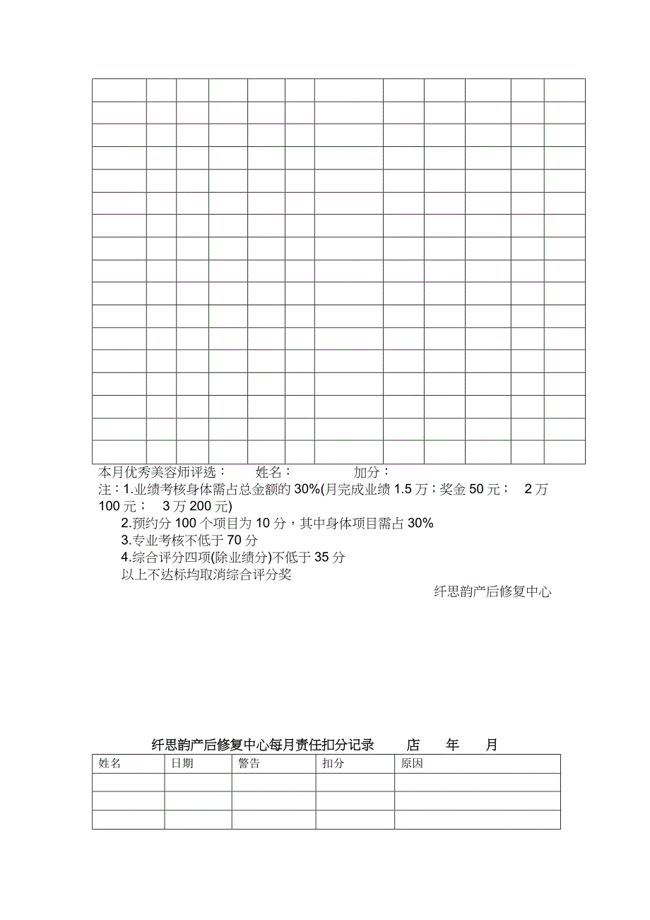 美容院内各种表格模板.doc(1)(总24页)_第4页