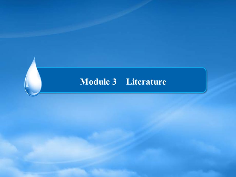 高考英语一轮复习 Module 3 Literature课件 外研选修7（通用）_第2页
