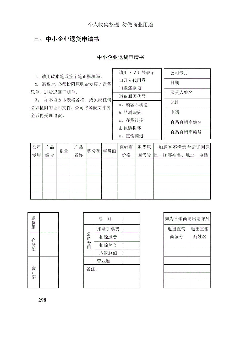 第10章 中小企业采购仓储管理制度与表格20376_第4页