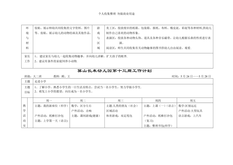 算山长来幼儿园第十一周工作计划_第3页