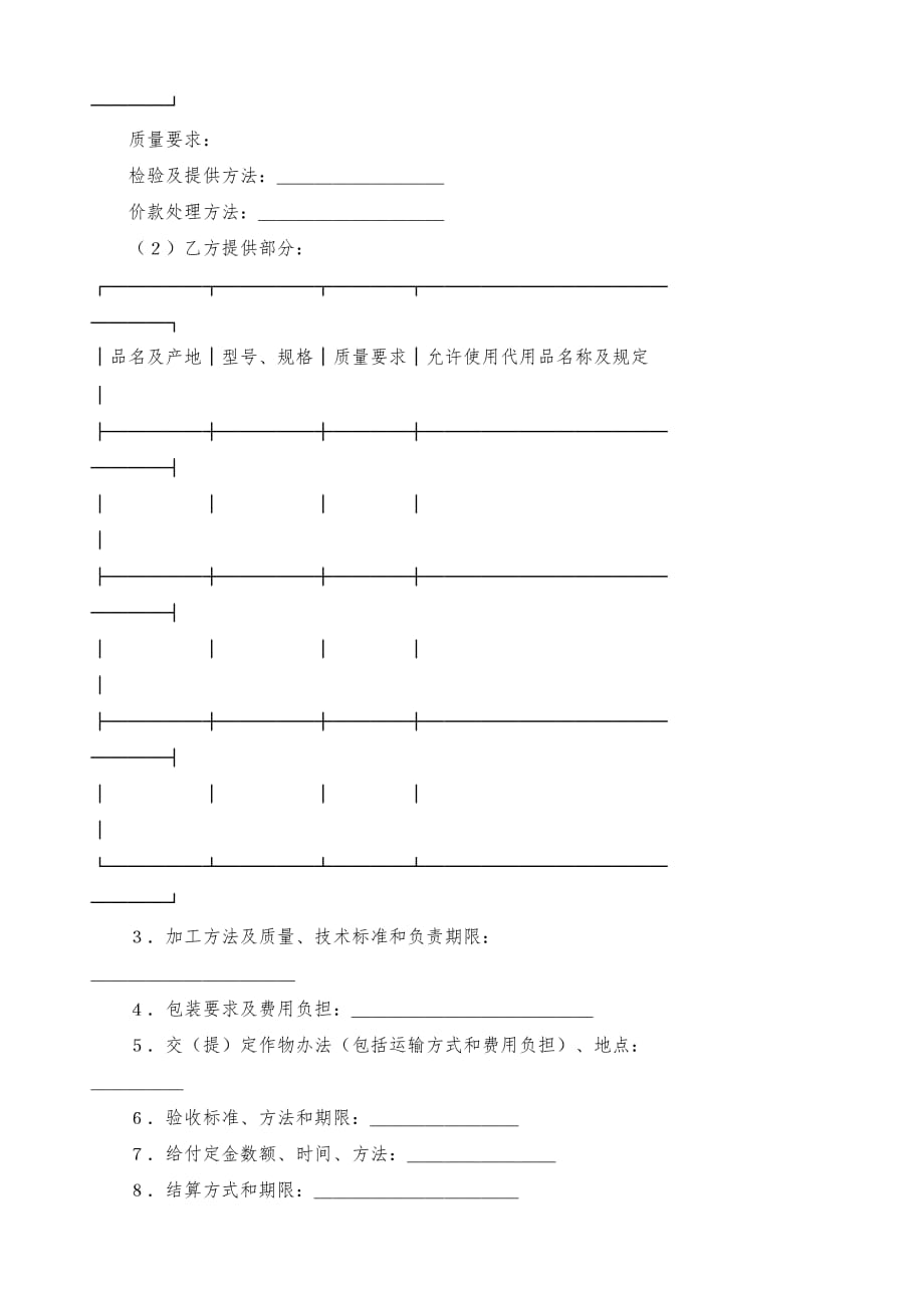 [承揽合同范本]-承揽合同（半成品）-4_第4页