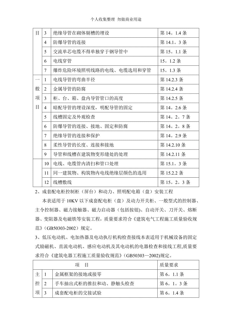 电气工程施工质量监理实施细则63972_第2页