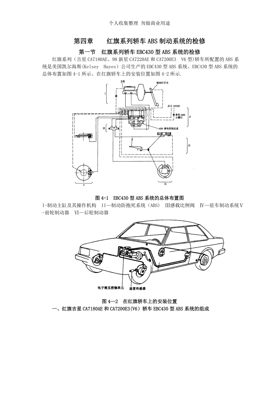第4章红旗系列轿车ERC430型ABS系统及其检修1_第1页