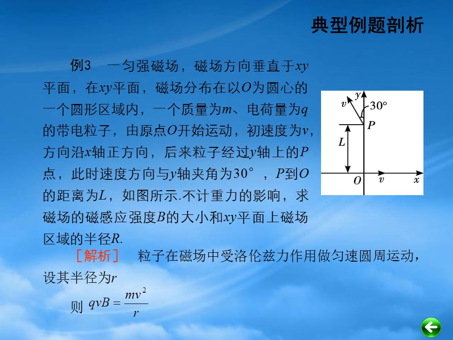 高考物理总复习 重难点诠释、典例剖析 第十一章 磁场 第4讲 带电粒子在磁场中的运动课件（通用）_第3页