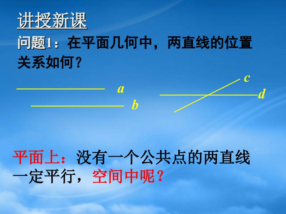 湖北省孝感市综合高级中学 2.1空间点、直线、平面之间的位置关系课件（3）（通用）_第4页