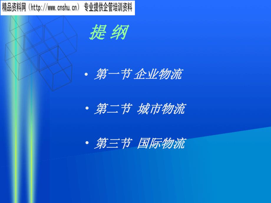 企业物流、城市物流与国际物流(ppt 35页)_第1页