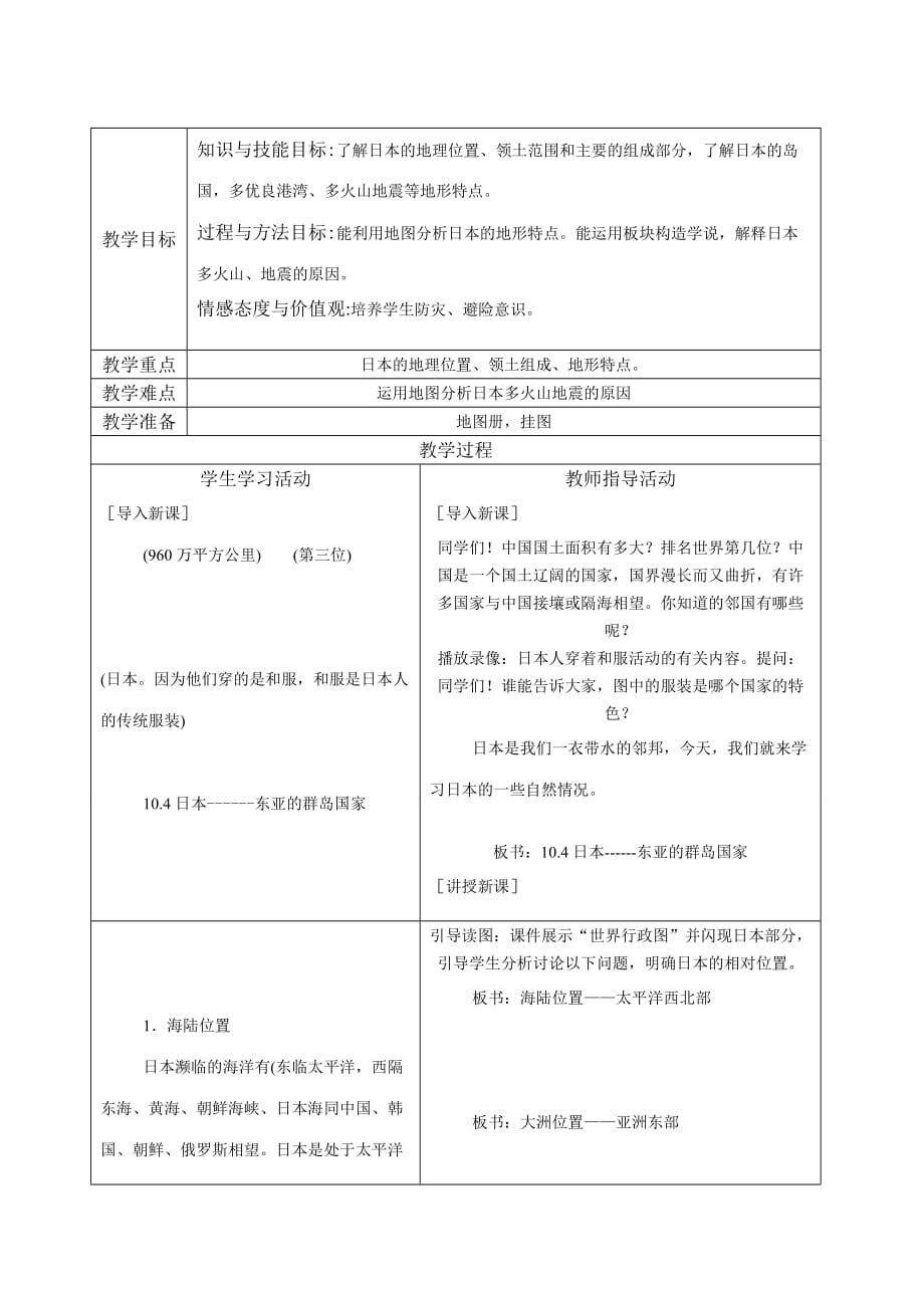 集体备课-七年级地理下册马占花_第2页