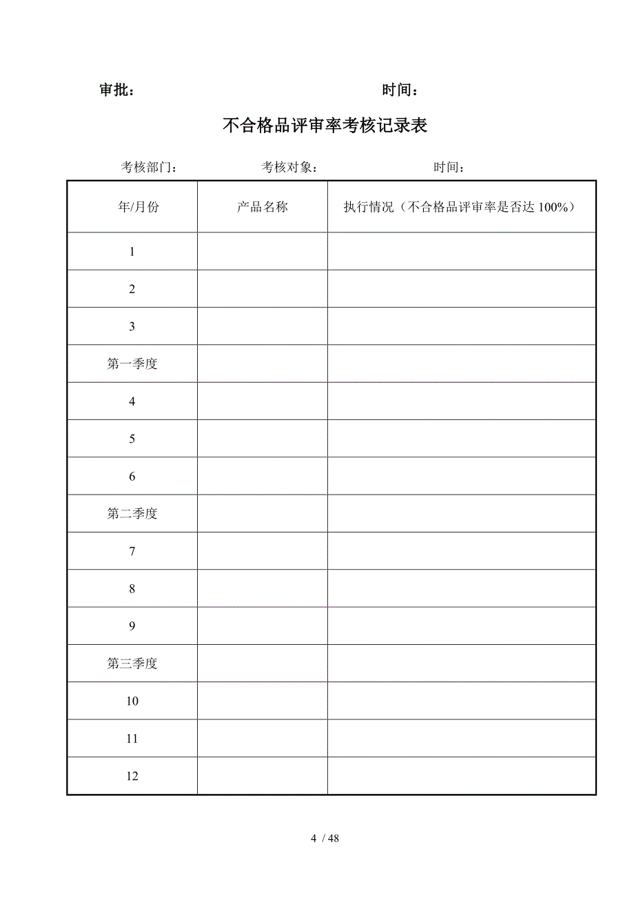 食品企业QS认证表格大全(DOC 45页)_第4页