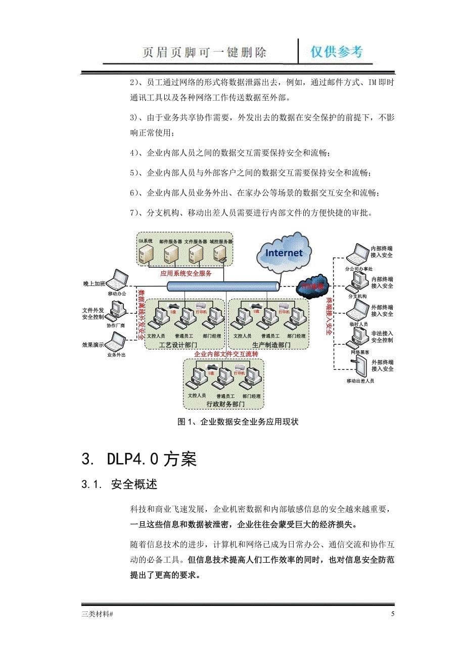 虹安DLP40数据泄露整体解决方案【材料特制】_第5页