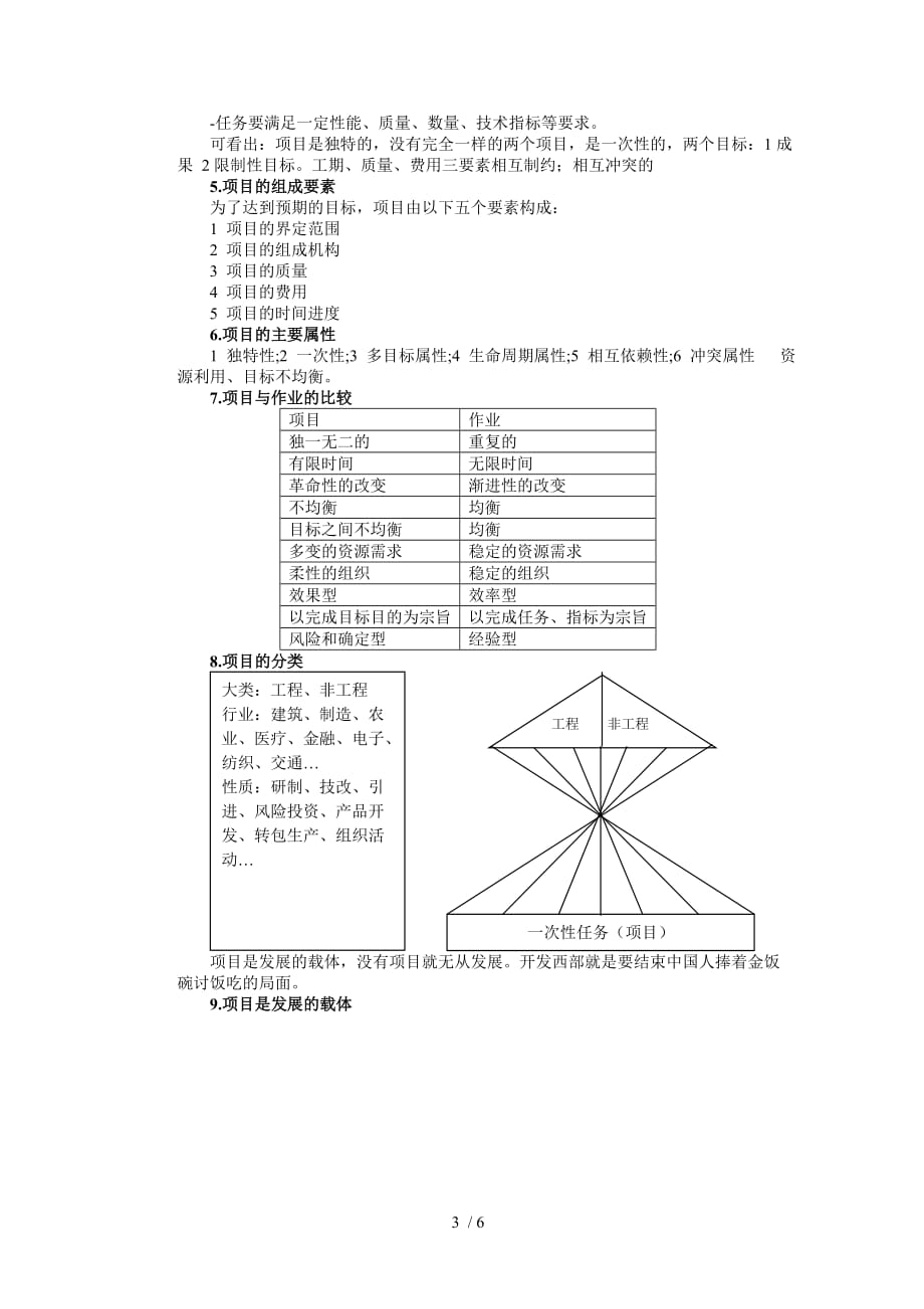 项目管理知识与实务培训笔记(doc 6页)_第3页