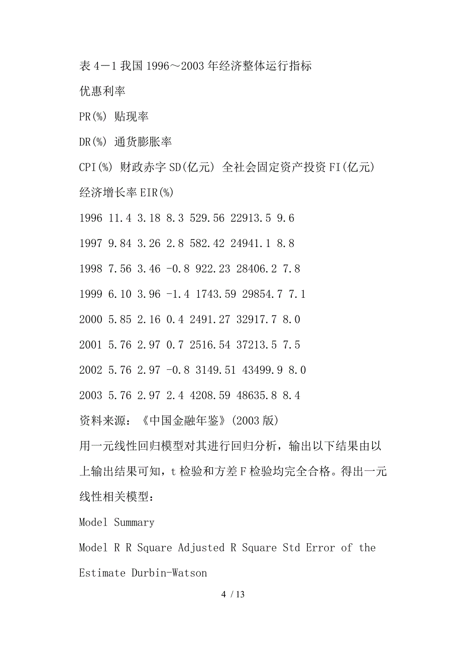 贷款项目的利率风险估计(doc 14页)_第4页