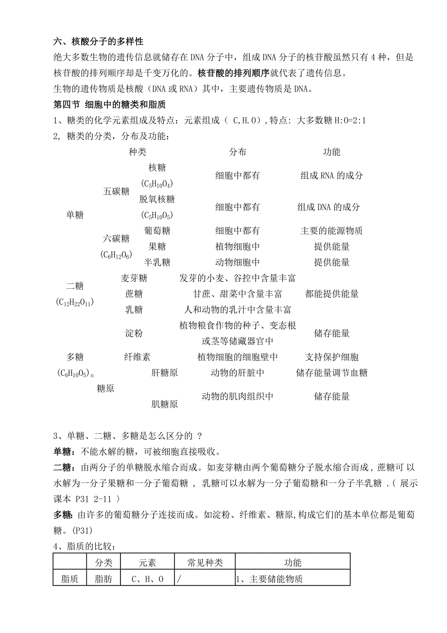 高一生物必修一考点_第4页