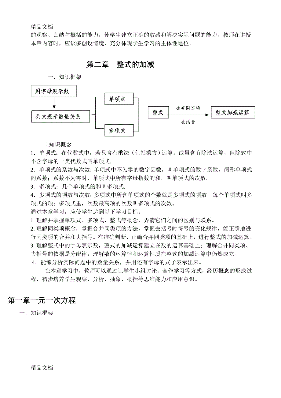 最新人教版初中数学知识点总结汇总30页_第3页