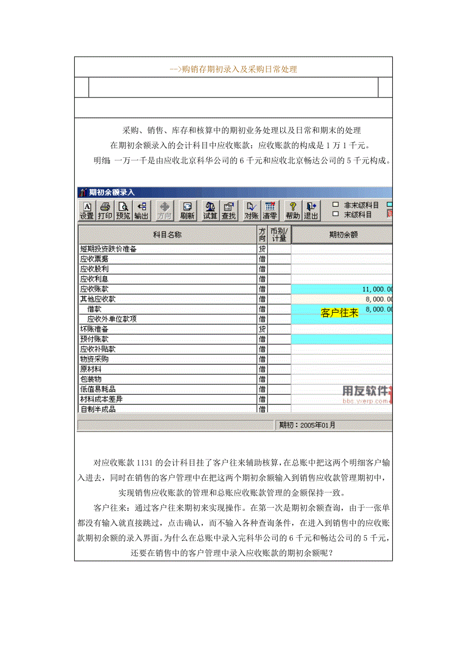 购销存期初录入及采购日常处_第1页