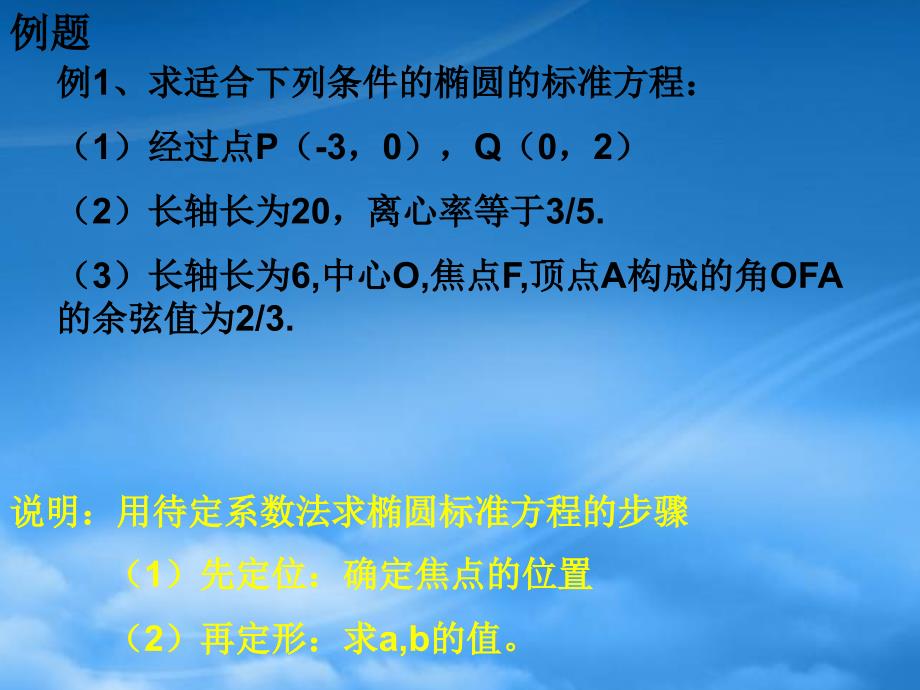 高二数学椭圆的简单几何性质 人教2（通用）_第4页