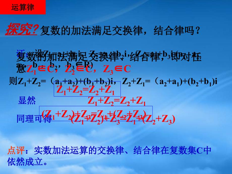 高二数学复数的加法与减法课件 人教（通用）_第4页