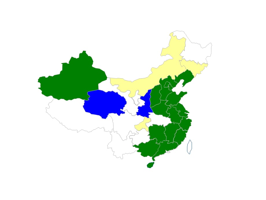 中国地图和世界地图（可按省份和国家涂颜色）_第1页