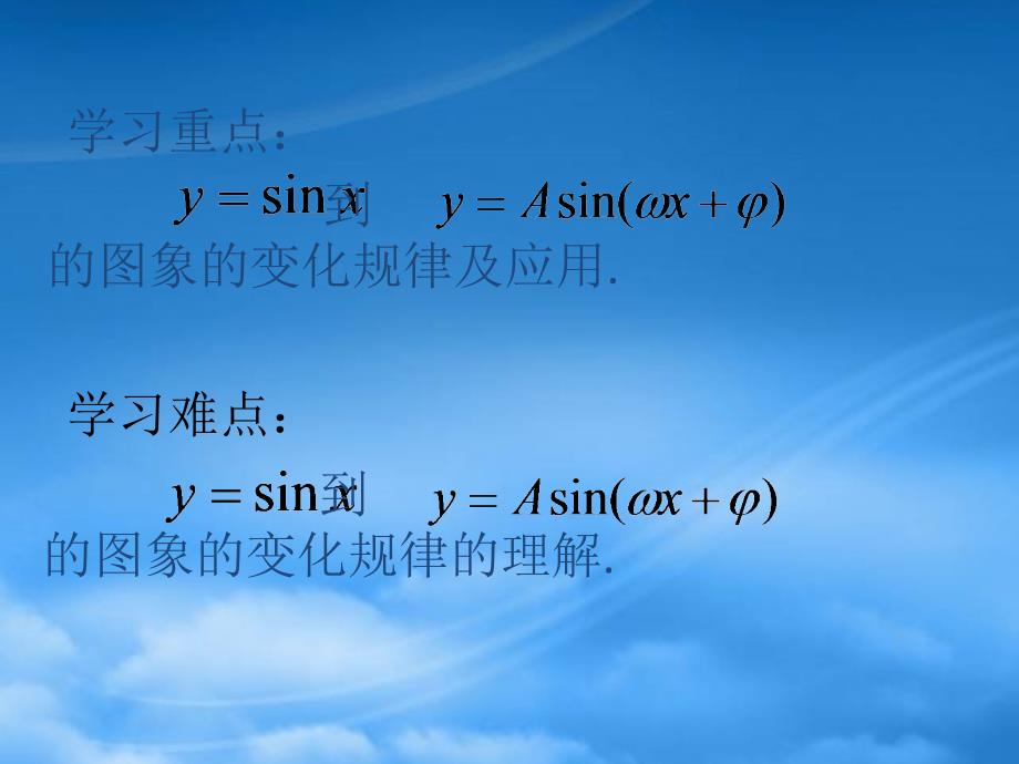 高中数学《函数y=Asin(ωx Ψ)》课件14 新人教A必修4（通用）_第4页