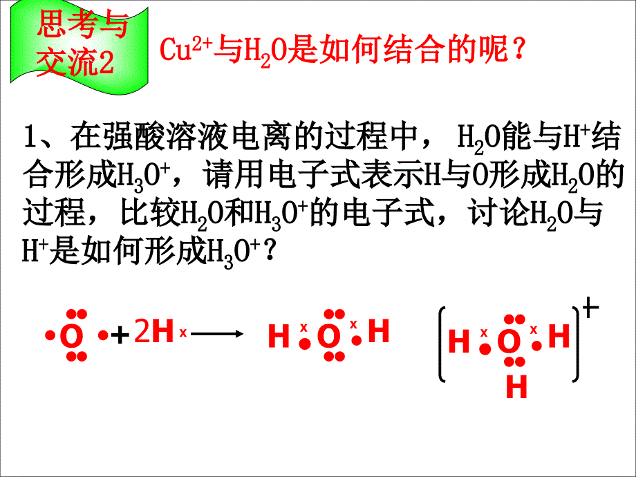 黑龙江省虎林市高中化学 2.2《分子的立体结构3配位理论》课件 新人教选修3（通用）_第4页