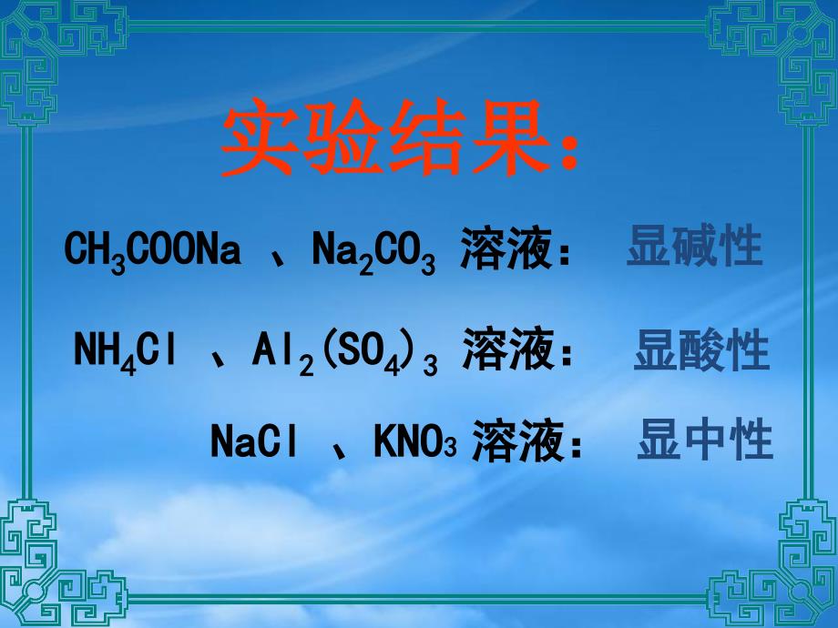 高二化学：第三章第三节盐类的水解 课件 人教（通用）_第3页