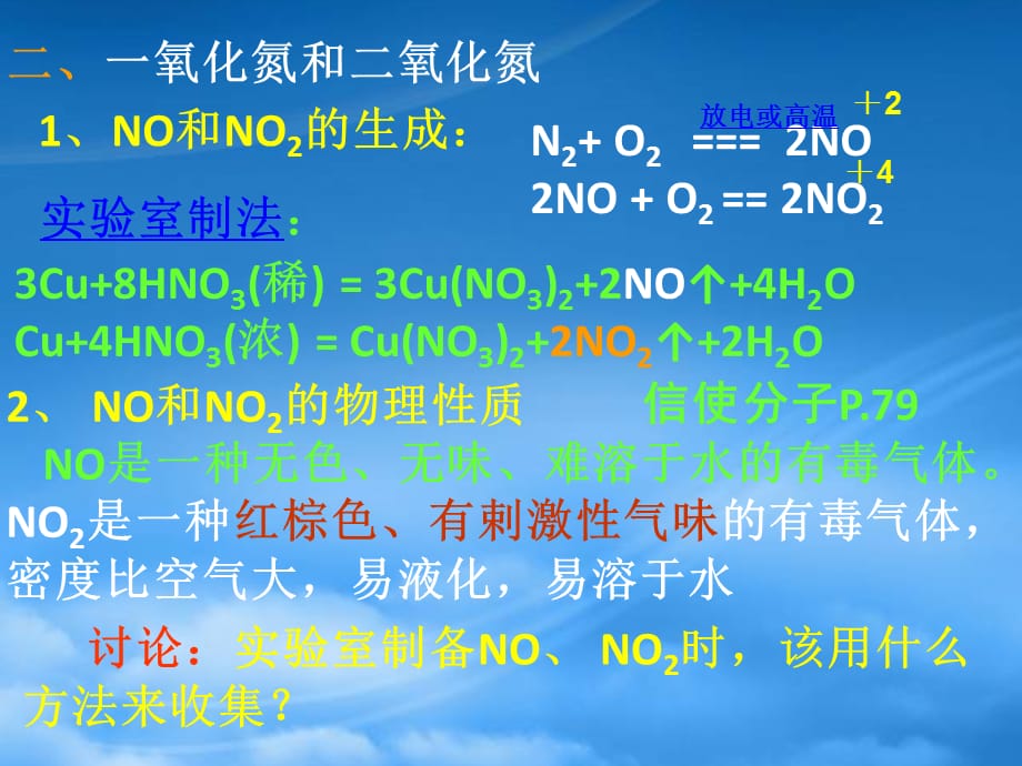 黑龙江省孙吴县第一中学高考化学 4.3.2硫和氮的氧化物复习课件（通用）_第4页