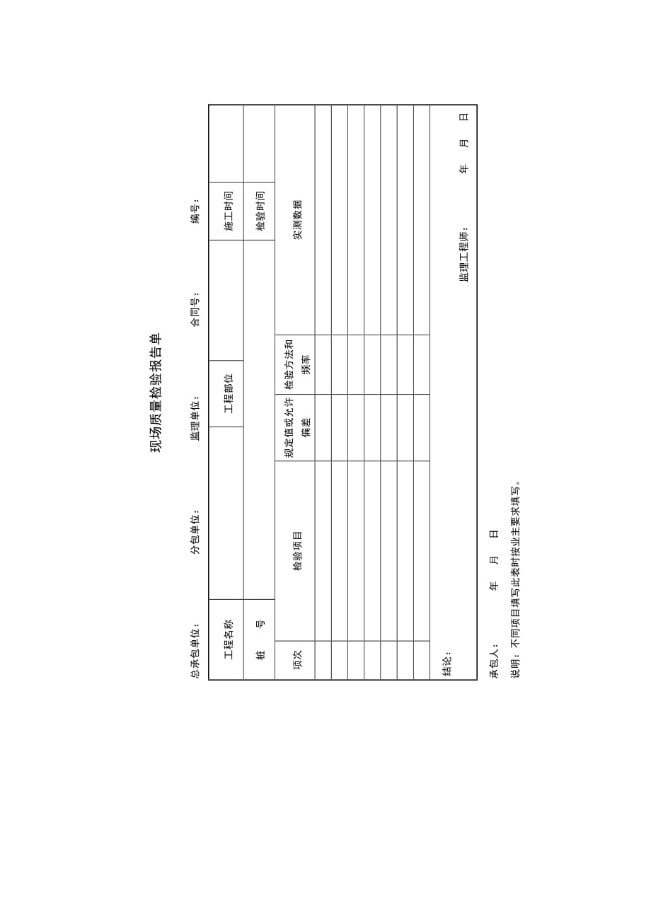 现场质量检验报告单格式_第2页
