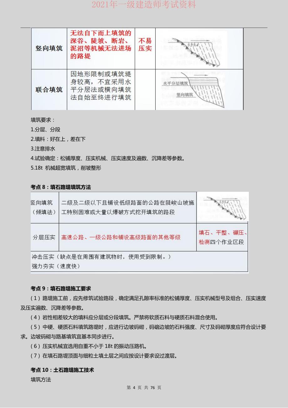 2021年一建《公路》必背知识点考点_第3页