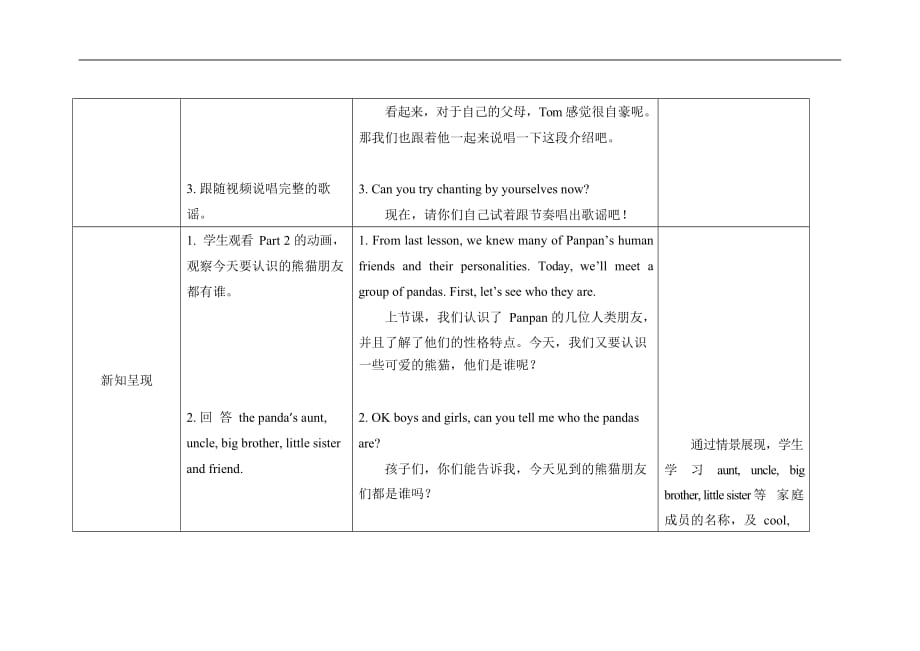 外研版四年级英语下册《Module 1 Unit 2》精品教案教学设计优秀公开课_第2页