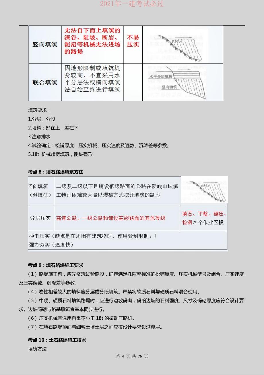 2021年一级建造师《公路》必背知识点考点_第3页