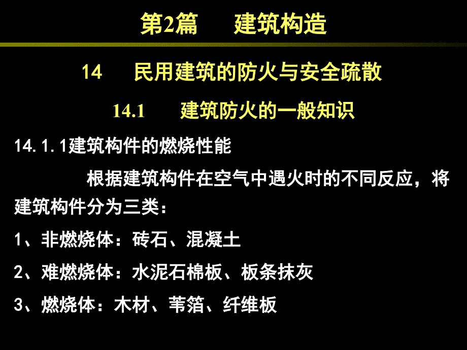 民用建筑的防火要求及构造措施课件_第1页