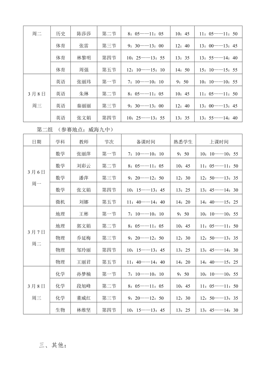 高区第九届初中骨干教师课堂教学能力展示活动_第2页