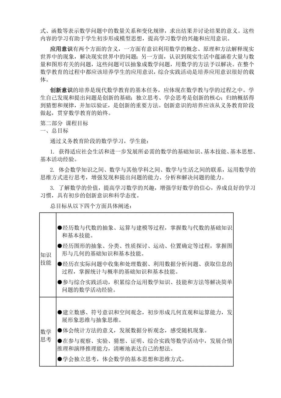 义务教育数学课程标准(2011年版)(同名1878)(总15页)_第5页