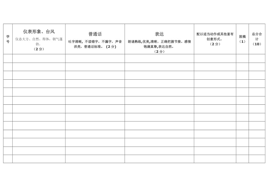 二年级朗诵比赛评分标准(总5页)_第4页