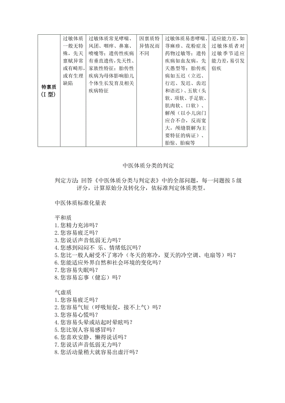 中医体质辨识标准及评分标准(总12页)_第4页