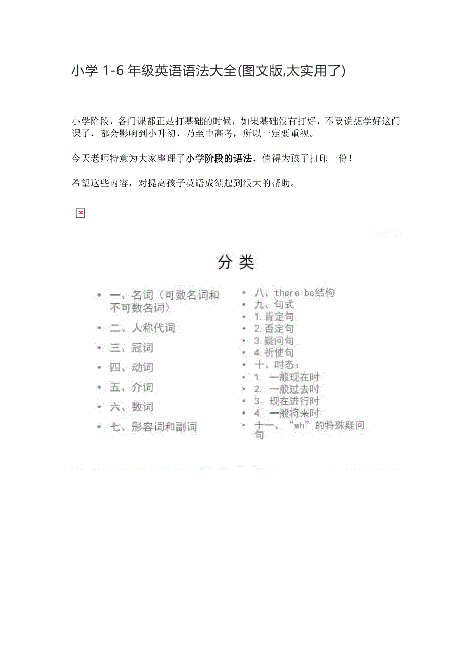 小学1-6年级英语语法大全(图文版-太实用了)(总28页)_第1页