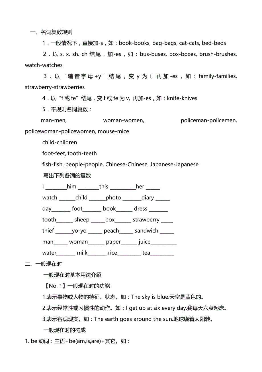 小学六年级英语练习题[1](总22页)_第1页