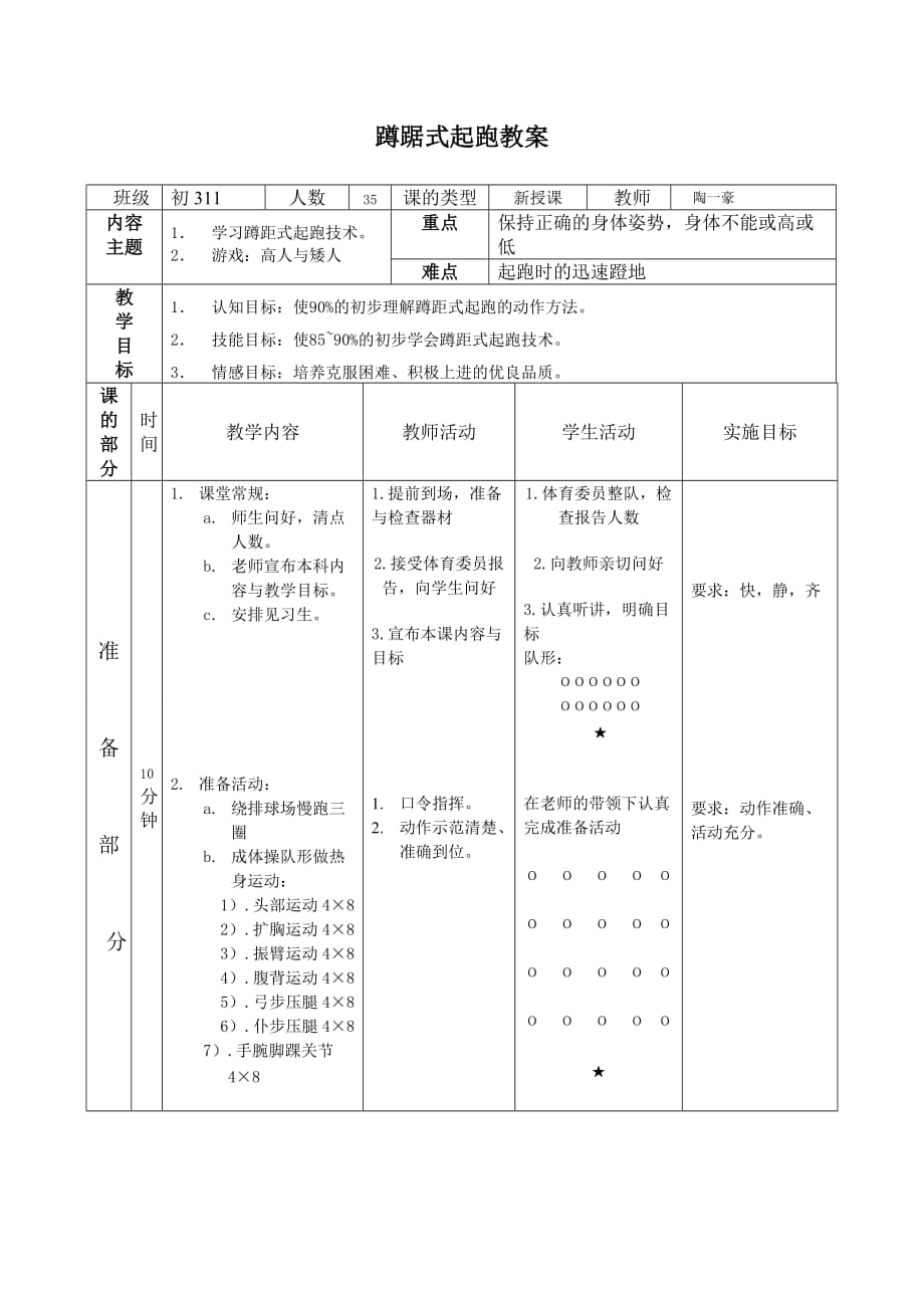 初中蹲踞式起跑教案(总3页)_第1页