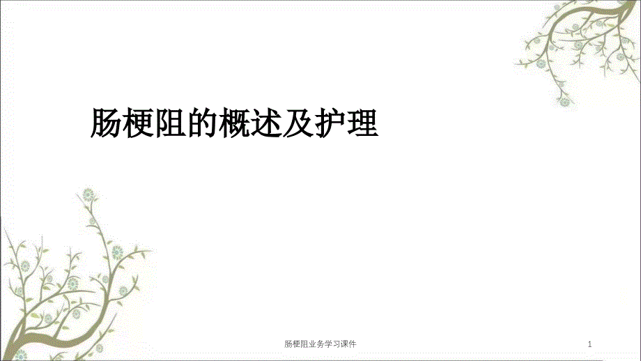 肠梗阻业务学习课件_第1页