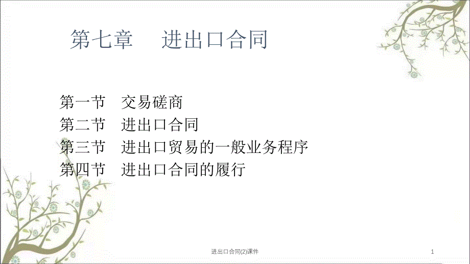 进出口合同(2)课件_第1页