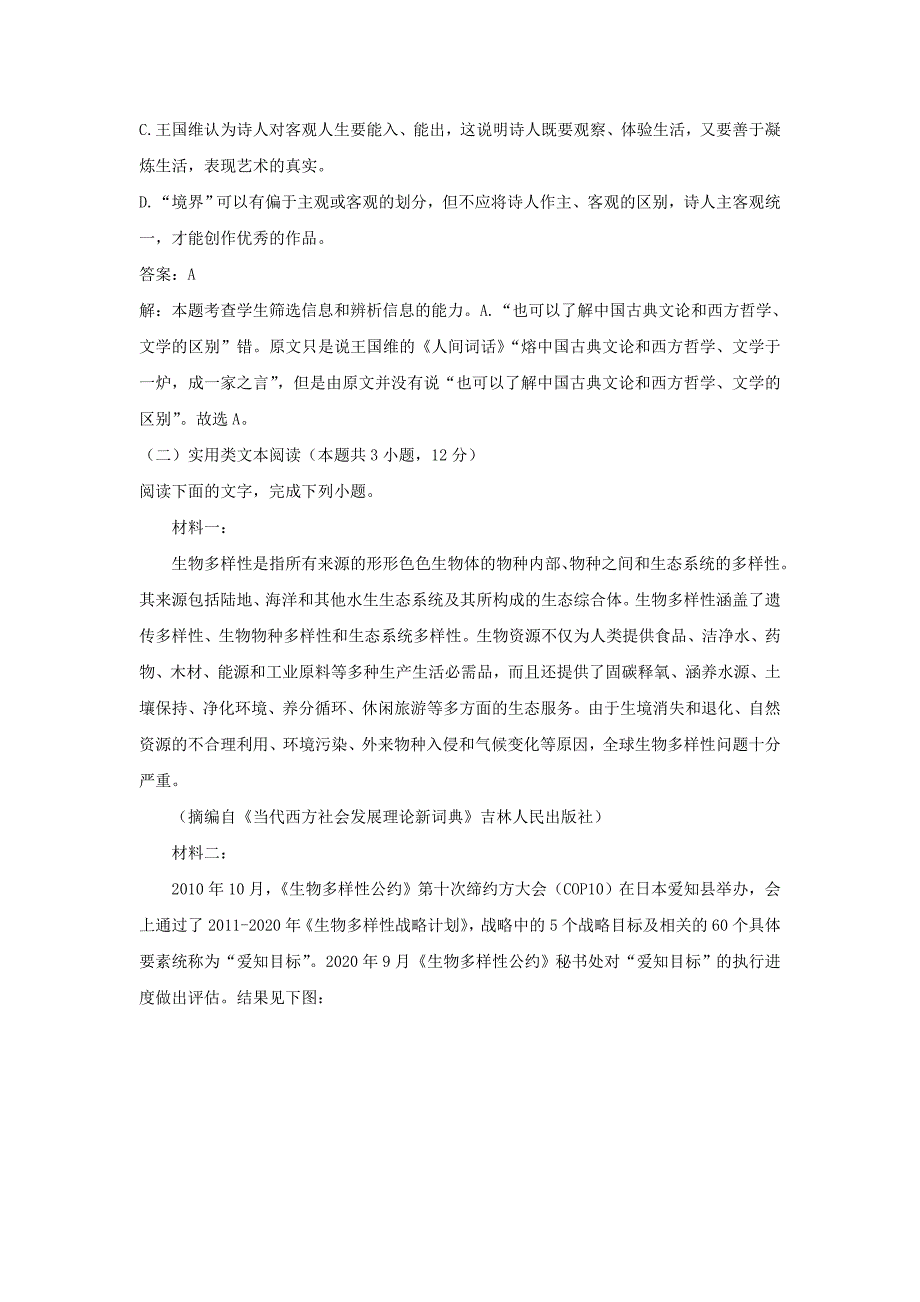 江西南昌新建区第一中学2021届高三5月高考冲刺压轴语文试题及答案_第4页