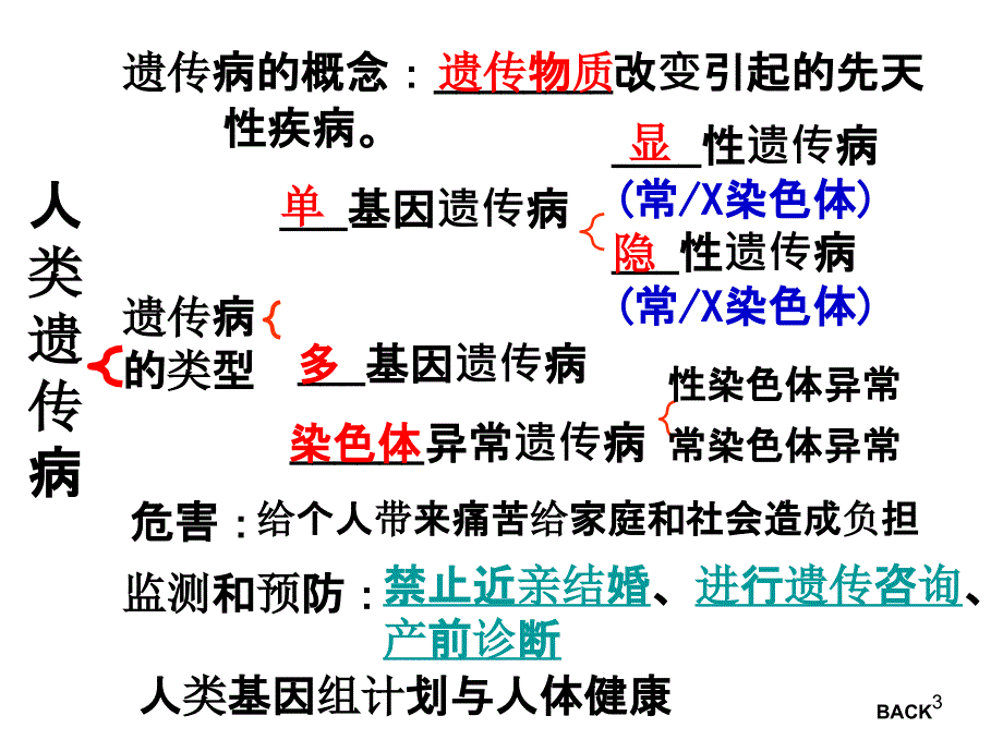 人类遗传病高三复习课程_第3页