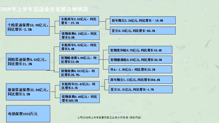 公司2009年上半年经营形势及业务分析报告(保险网络)课件_第5页