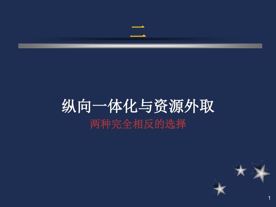 [精选]第八章纵向一体化战略(战略管理-南开大学杨坤)_第1页