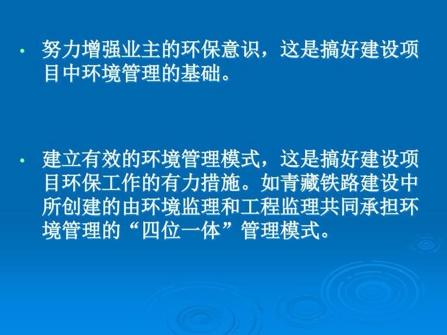 [精选]规划和项目环境管理国际研讨会总结和建议Workshop Conclusions_第5页