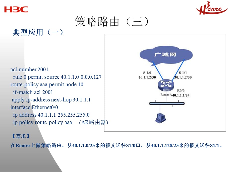 [精选]策略路由和QOS常见应用介绍及典型组网分析_第5页