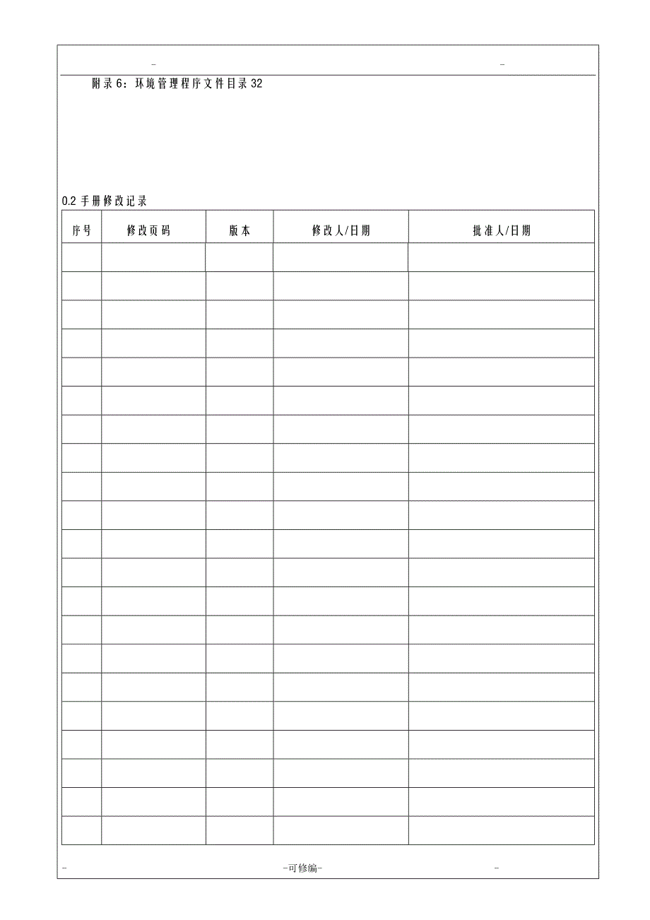 ISO14001环境管理体系手册范本_第3页