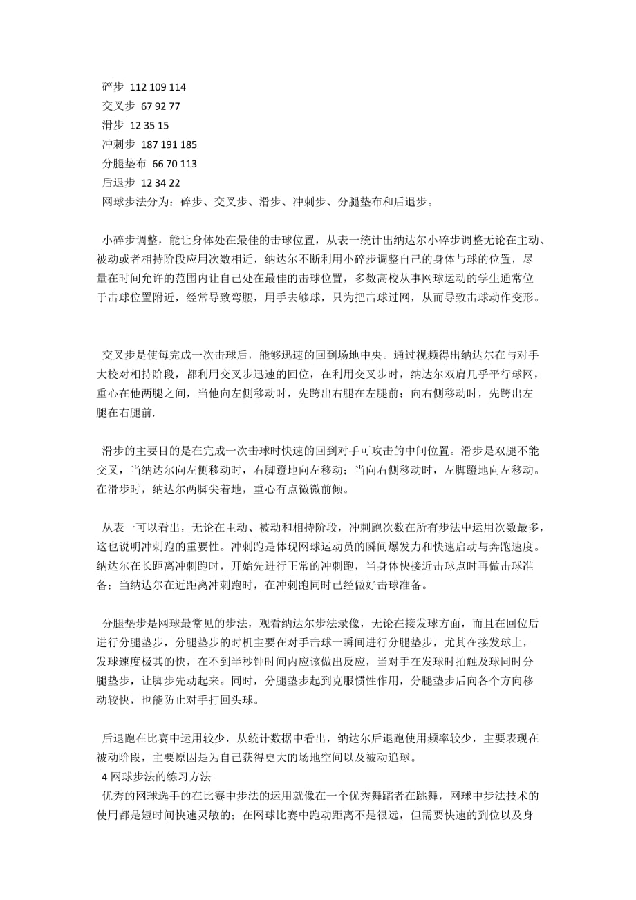 初探高校网球教学中步法的练习方法_第2页