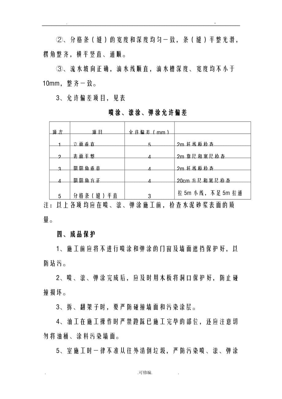 外墙喷涂及GRC板工程_第5页