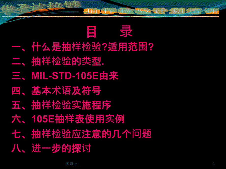 《培训抽样检验计划》_第2页